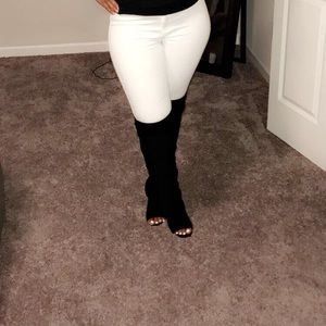 Black Steve Madden boots size 7 1/2